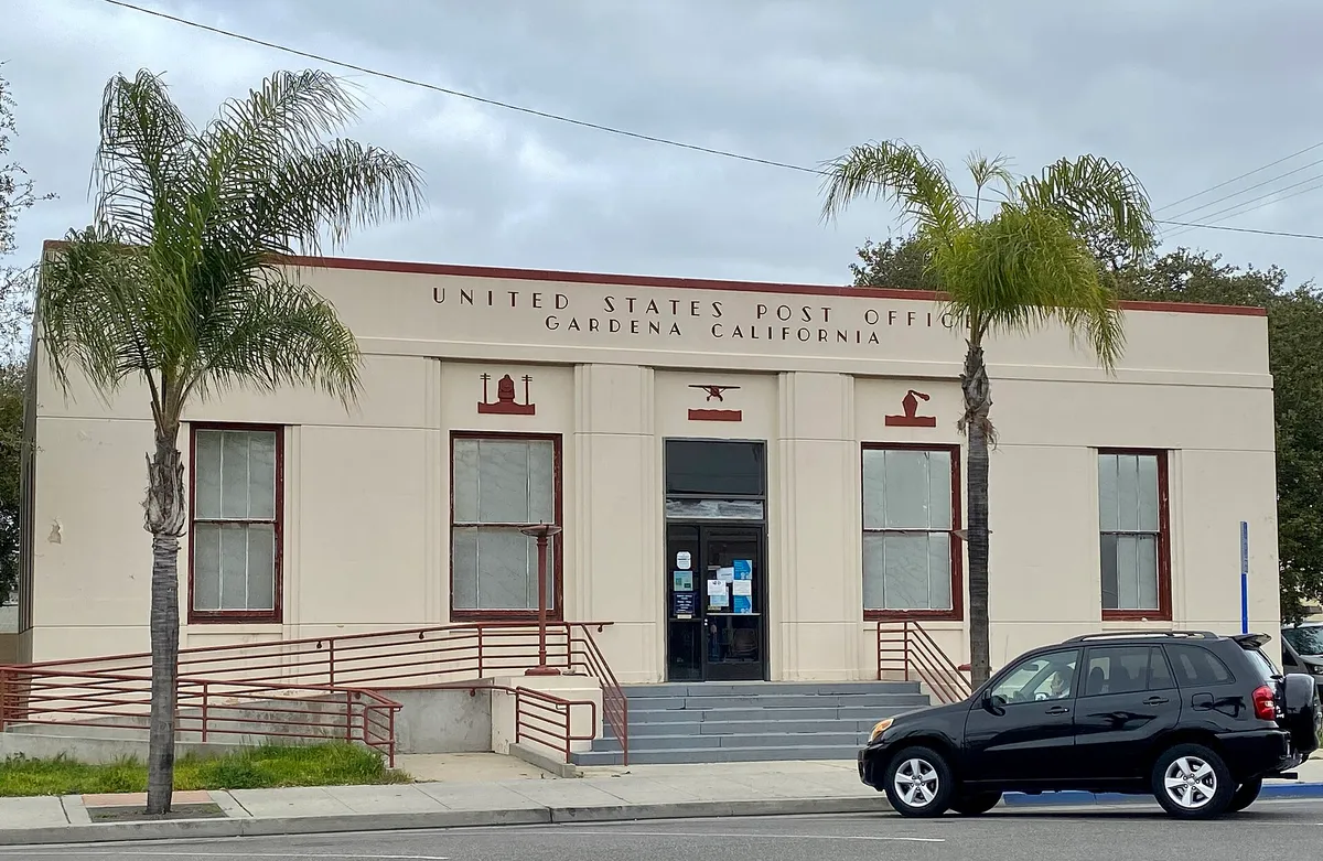 Historic Post Office in Gardena, CA — a community landmark near our endodontic office